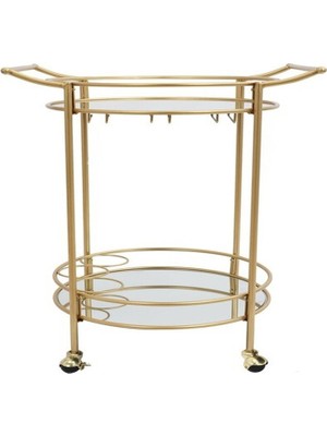 Leala Gold Metal&cam Servis Arabası