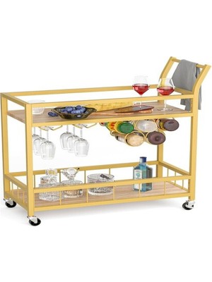 Remi Gold Metal Servis Arabası