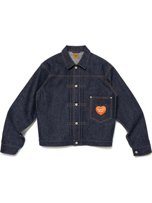 Erkek Zipperlı Denim Iş Ceket - Kahverengi, Doğru Bedende, Makinede Yıkanabilir