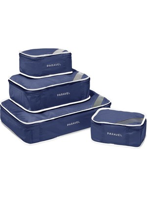 Packing Cube Quad, 4’lü Seyahat Düzenleyici Seti, Negatif Naylon® Valiz Içi Organizer