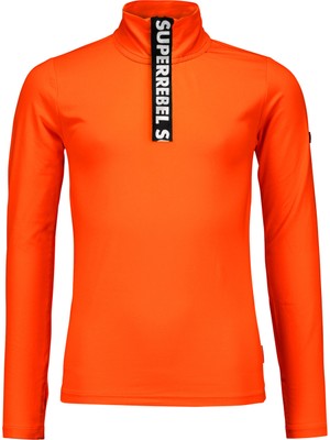 Super Rebel Düz Turuncu Kız Çocuk T-Shirt R409-6402-550-SPURT Ski Sport Jerse
