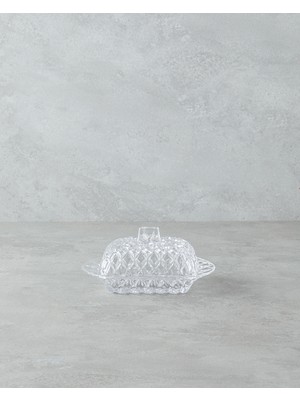 Crux Cam Tereyağlık 17,5X11X10 cm Şeffaf