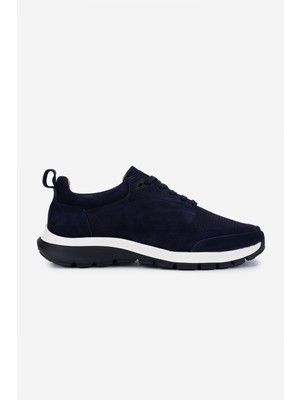 Valmenti Erkek Hakiki Deri Lacivert Nubuk Sneakers & Spor Ayakkabı 233 5145 Erk Ayk Y25 Lacı Nbk