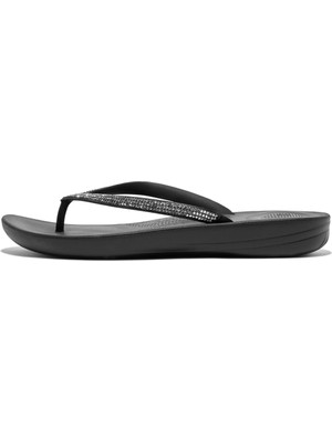 Kadın Sandalet R08-001 Fitflop Iqushıon Sparkle Ergonomic Black