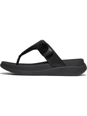 Kadın Sandalet IW4-090 /675  Fitflop F-Mode Go Beadie-Button Adjustable Toe-Post