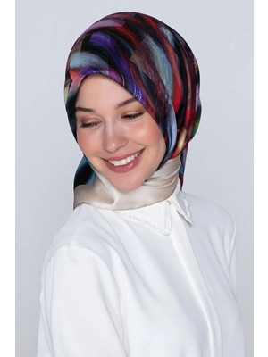 Armine Dj Saf Ipek Eşarp 8339D (S)  (Nostalji Sura)