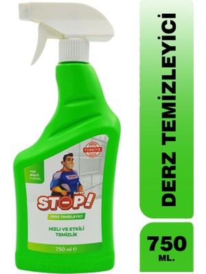 Stop Forte Derz Temizleyici 750 ml Türkiye Menşeli Hızlı ve Etkili Temizlik İçin Özel Formül