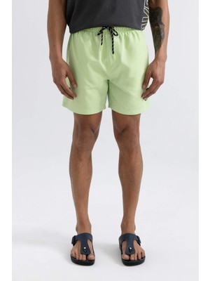 DeFacto File Astarlı Kısa Boy Deniz Şortu N0131AZ24HS