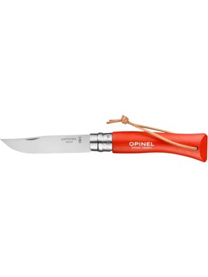 Katlanır Cep Çakısı - Opinel - Gürgen Ağacı Sap - Turuncu - No:7