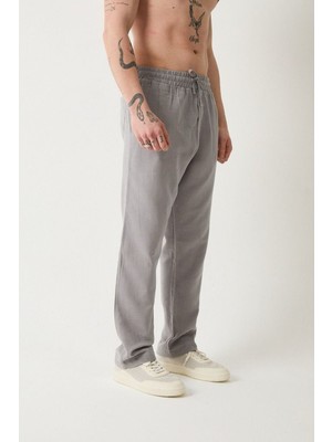 Müslin Keten Erkek Pantolon