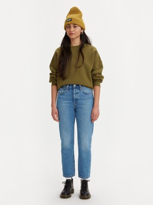 501 Crop Local Tr Must Be Mıne Kadın Jean Pantolon A7739-0006