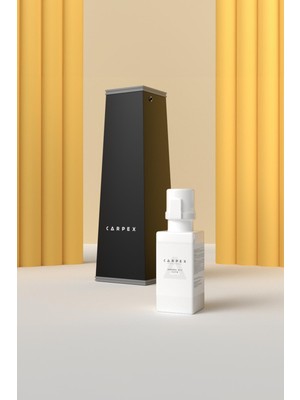 Carpex Auramax Pro 1200L Geniş Alan Koku Makinesi Siyah ve Cute Auramax Koku Kartuşu 250 ML Seti