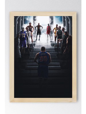 Stephen Curry Çerçeveli Tablo - Basketbol Nba Posteri Tablo