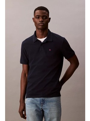 Erkek Polo Yaka Pike T-Shirt - Lacivert