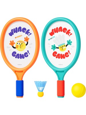 Mideer 2'si 1 Arada  Çocuk Başlangıç Seviyesi Raketi