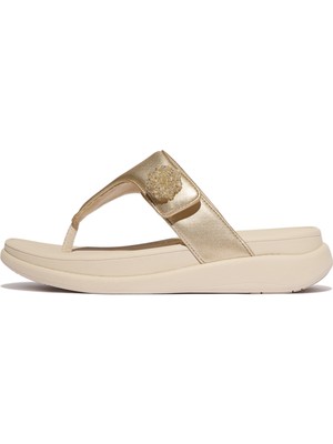 Kadın Sandalet IW4-090 /675  Fitflop F-Mode Go Beadie-Button Adjustable Toe-Post