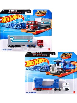 Hot Wheels 2 Araç Transformers Set  Optimus Prime & Ultra Magnus (1/64)