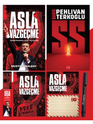 Asla Vazgeçme - Ayraç - Kartpostal - Poster - Ss - Atatürk Imza Baskılı Kalem