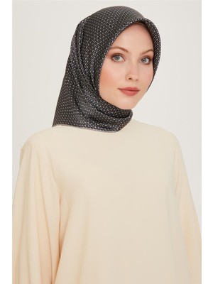 Armine %100 Twill Ipek Desenli Eşarp | 9210-03