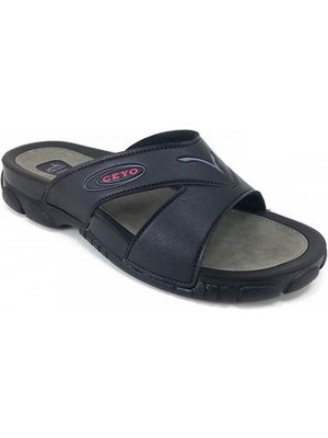 3200-1 Ceyo Erkek Terlik-Siyah