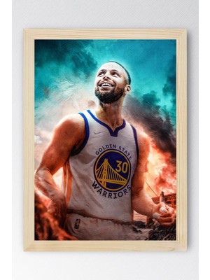Stephen Curry Çerçeveli Tablo - Basketbol Nba Posteri Tablo