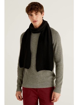 United Colors Of Benetton Erkek Siyah Atkı (Model Kodu: 1302U0723 )