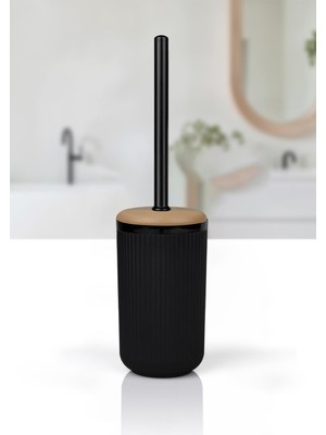 Okyanus Home Linea Due Siyah Wc Fırçalık