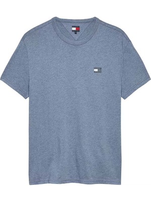 Erkek Tjm Regular Badge Ext T-Shirt - Mavi