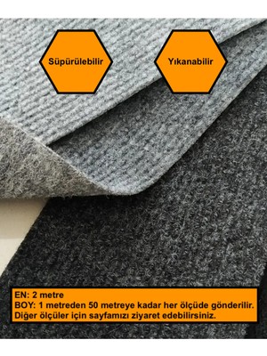 Zemin Için Rip Halı, Halıflex Zemin Kaplama Halısı, 2X37 Metre