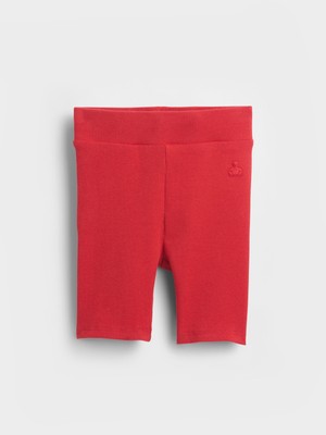 Gap Kız Bebek Kırmızı Mix And Match Bisiklet Şortu