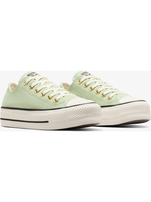 Converse Chuck Taylor All Star Lift Unisex Yeşil Süet SNEAKER.389