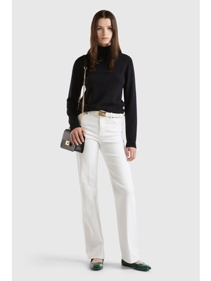 United Colors Of Benetton Kadın / Kız Siyah Kazak (Model Kodu: 124A1002D2348 )