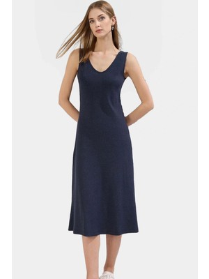 A Line Kolsuz Örme Elbise Rahatlık ve Şıklık Bir Arada Premium Kalite Rahat Şık Modern Stil