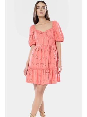 Pamuklu Brode Elbise Rahat Şık ve Mini Dayanıklı Malzeme Kaliteli Işçilik Yüksek Kalite