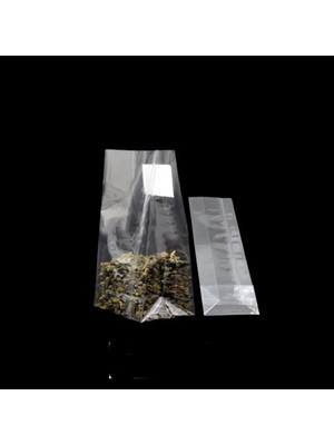 Şeffaf Yandan Körüklü Opp Poşet 8x5x27 cm 1 kg