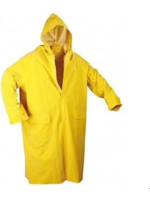 Sarı Yağmurluk Fermuarlı Xl Beden