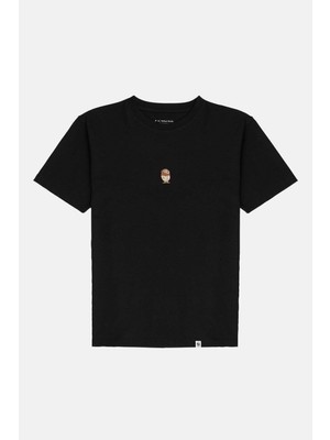 Reflect Studio Cin Baykuşu Soft T-Shirt - Siyah