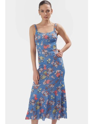 Bodycon Maxi Elbise Nefes Alan Polyester Elastan Kumaş Casual Stil Kolsuz Özenle Seçilmiş