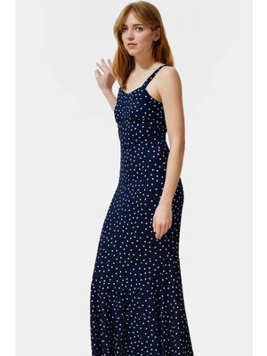 Bodycon Maxi Elbise Nefes Alan Polyester Elastan Kumaş Casual Stil Kolsuz Özenle Seçilmiş