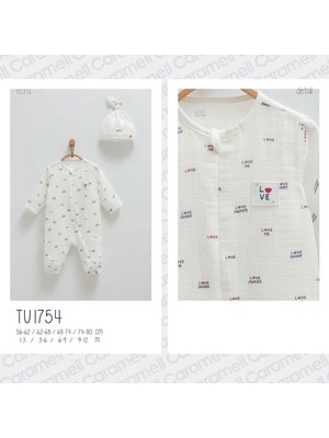 Family Love Yazılı  Bebe Tulum 2025