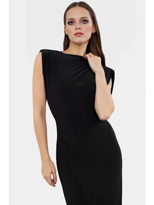 Nefes Alan Örme Bodycon Elbise 128 cm Boy Rahat Kalıp Şık Görünüm Kaliteli Işçilik Özel Tasarım
