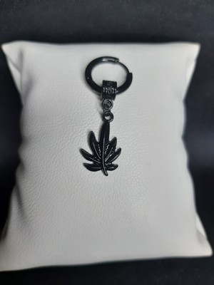Mryart Yaprak Unisex Çelik Küpe