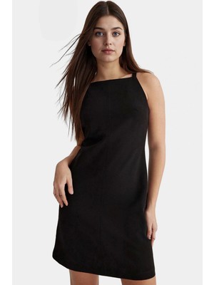 Yazlık Finike Dokuma Mini Elbise Şık Shift Kesim 88 cm Boy Mükemmel Uyum Seçkin Malzeme