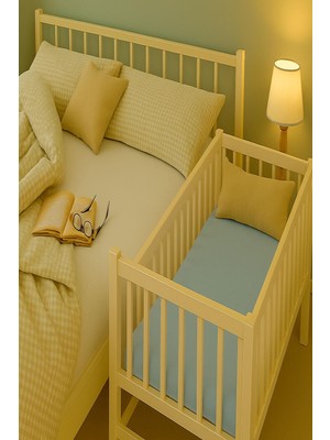 Cotenconcept Pamuklu ve Lastikli  60X120 cm Fittet Penye Bebek Çarşafı