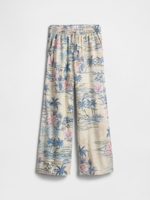 Gap Kız Çocuk Kırık Beyaz Pull On Pantolon