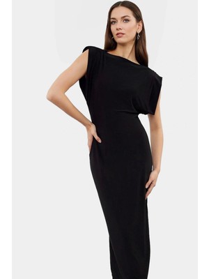 Şık Bodycon Elbise Örme Kumaş Maxi Boy Günlük Stil Özenle Seçilmiş Dayanıklı Malzeme Mükemmel Uyum
