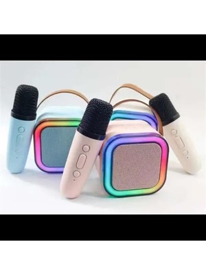 Akıllı Durak Karaoke Mikrofon Hoparlör Seti