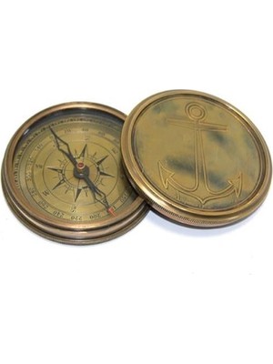 Akıllı Durak Üzeri Çapa Işlemeli Pirinç Kullanışlı Pusula