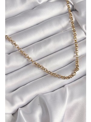 Bfs 316L Çelik Gold Renk Kadın Kolye