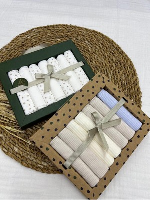 Caramell Pamuk 7'li Bebek Mendili (Yenidoğan) 2 Paket 2025
